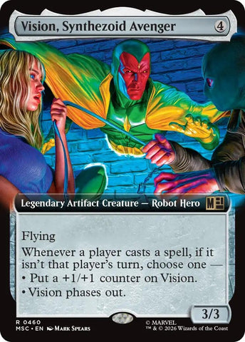 Image for Vision, Synthezoid Avenger (Extended Art) (460) (Commander: Marvel Super Heroes) - Magic: The Gathering