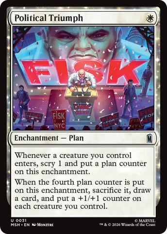 Image for Political Triumph (31) (Marvel Super Heroes) - Magic: The Gathering