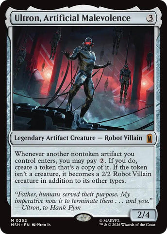 Ultron, Artificial Malevolence (252) (Marvel Super Heroes)