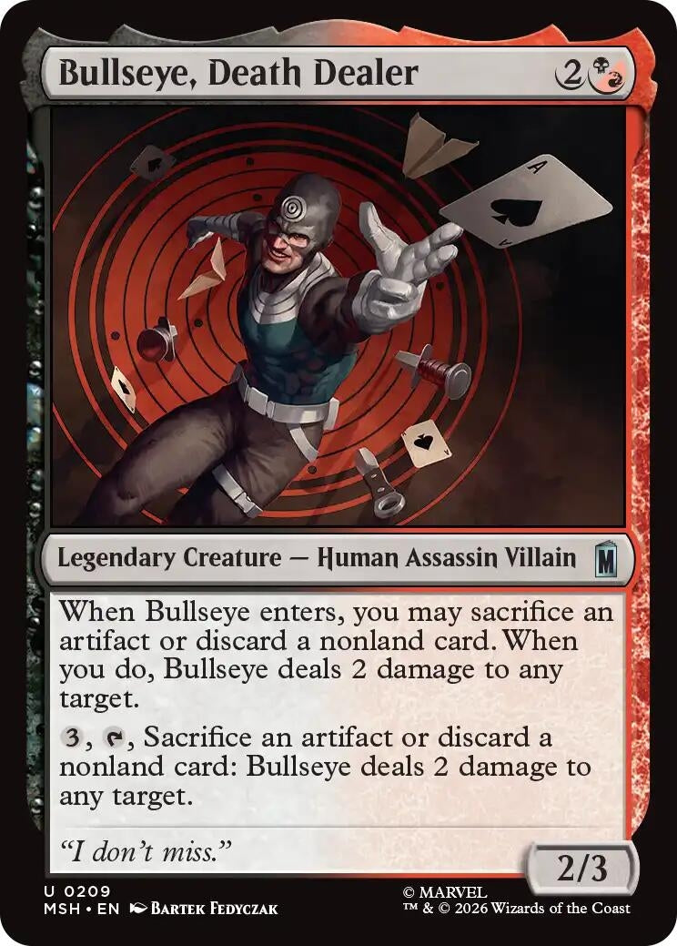 Bullseye, Death Dealer (209) (Marvel Super Heroes)