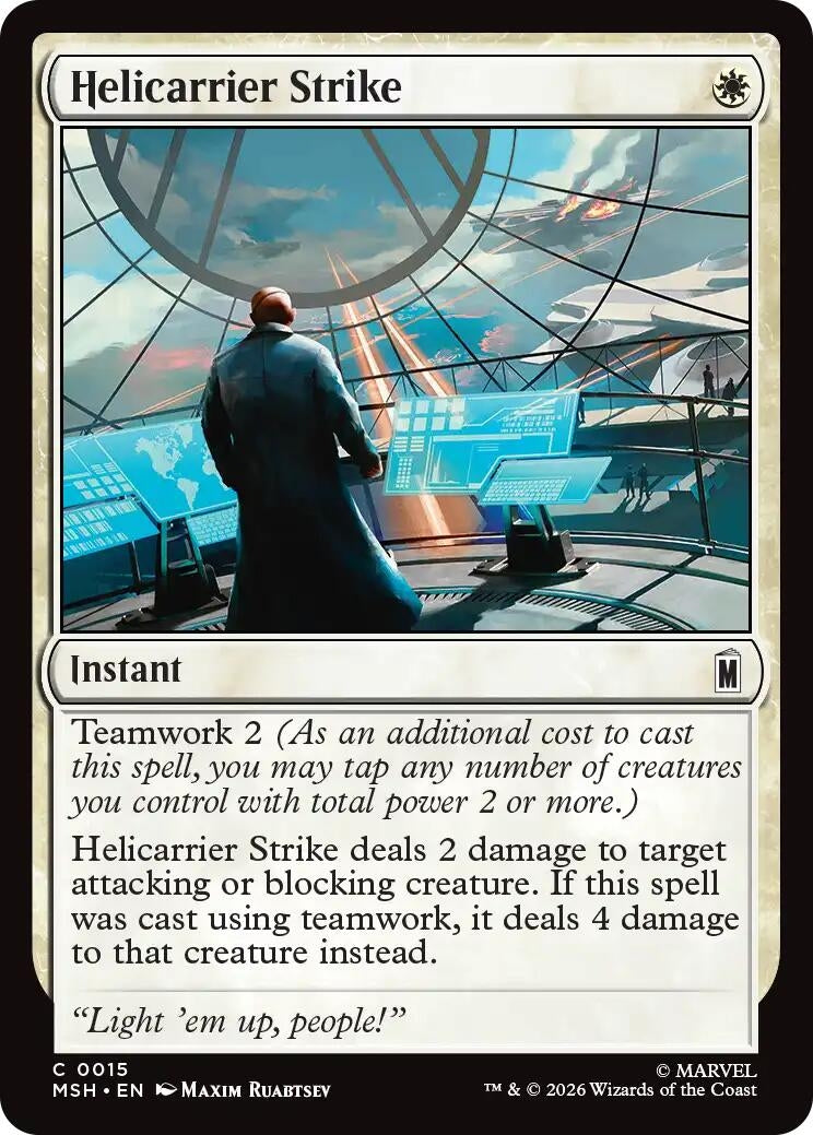 Image for Helicarrier Strike (15) (Marvel Super Heroes) - Magic: The Gathering