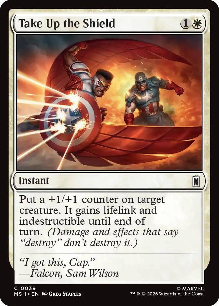 Take Up the Shield (39) (Marvel Super Heroes)