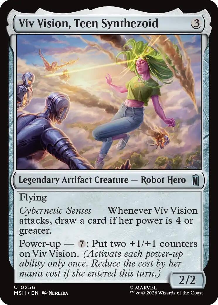Viv Vision, Teen Synthezoid (256) (Marvel Super Heroes)