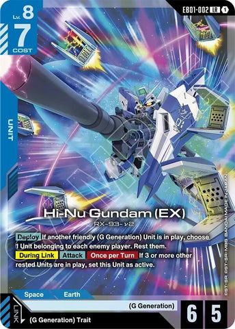 Image for Hi-Nu Gundam (EX) (EB01-002) (Eternal Nexus) - Gundam Card Game