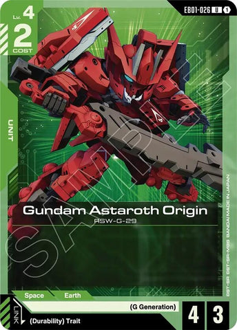 Image for Gundam Astaroth Origin (EB01-026) (Eternal Nexus) - Gundam Card Game
