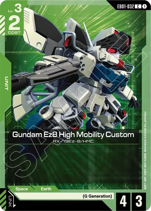 Image for Gundam Ez8 High Mobility Custom (EB01-032) (Eternal Nexus) - Gundam Card Game