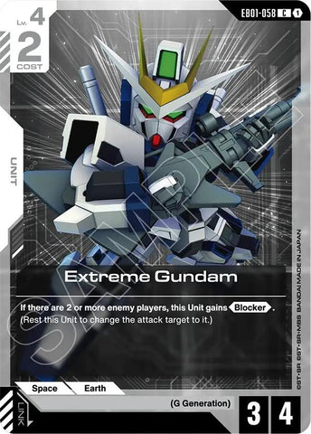 Image for Extreme Gundam (EB01-058) (Eternal Nexus) - Gundam Card Game