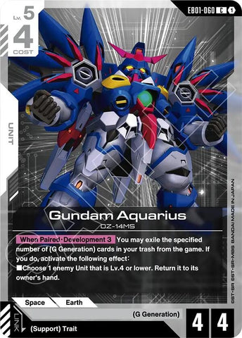 Image for Gundam Aquarius (EB01-060) (Eternal Nexus) - Gundam Card Game