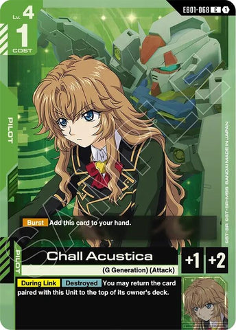 Image for Chall Acustica (EB01-068) (Eternal Nexus) - Gundam Card Game