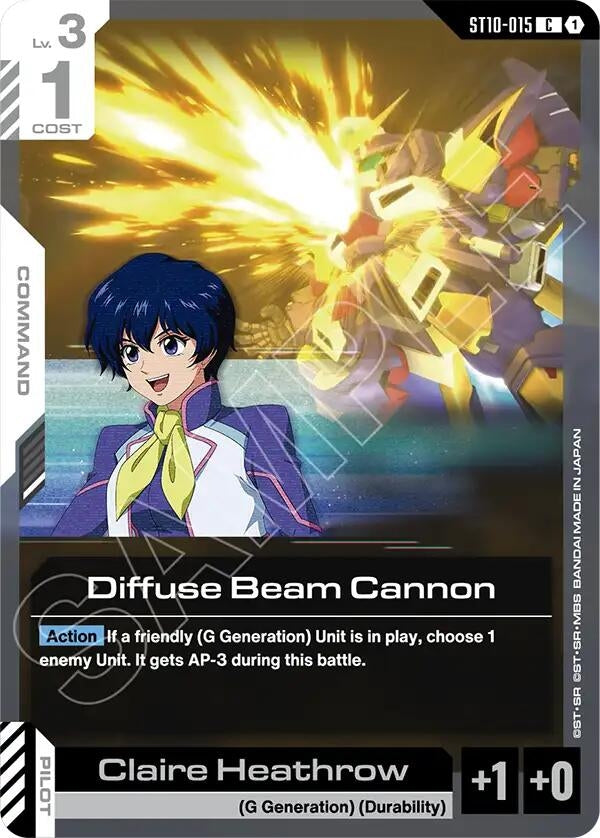 Diffuse Beam Cannon (ST10-015) (Starter Deck 10: Generation Pulse)