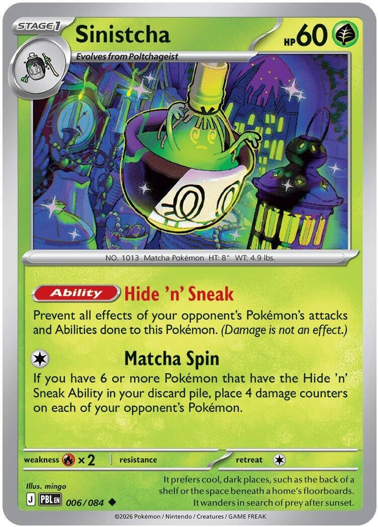 Image for Sinistcha (006/084) (ME05: Pitch Black) (ME05) - Pokemon