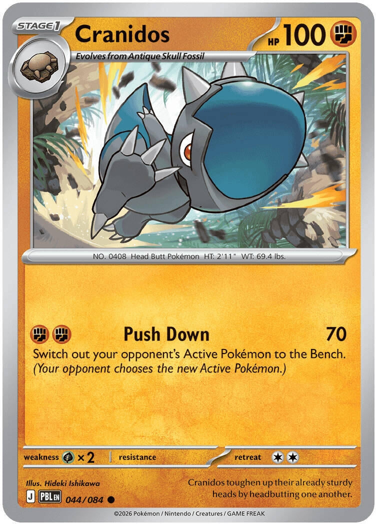 Image for Cranidos (044/084) (ME05: Pitch Black) (ME05) - Pokemon