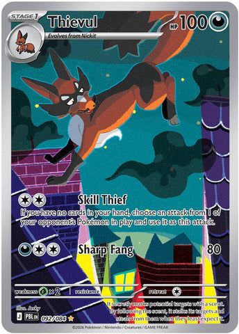 Image for Thievul (092/084) (ME05: Pitch Black) (ME05) - Pokemon