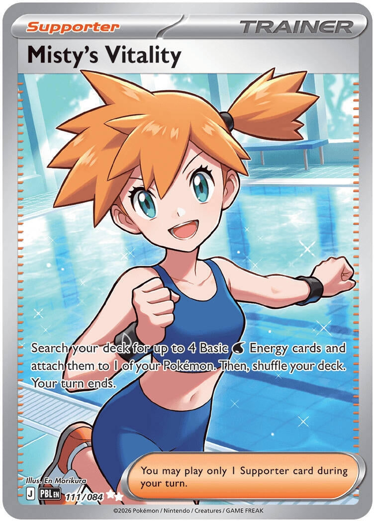 Image for Misty's Vitality (111/084) (ME05: Pitch Black) (ME05) - Pokemon