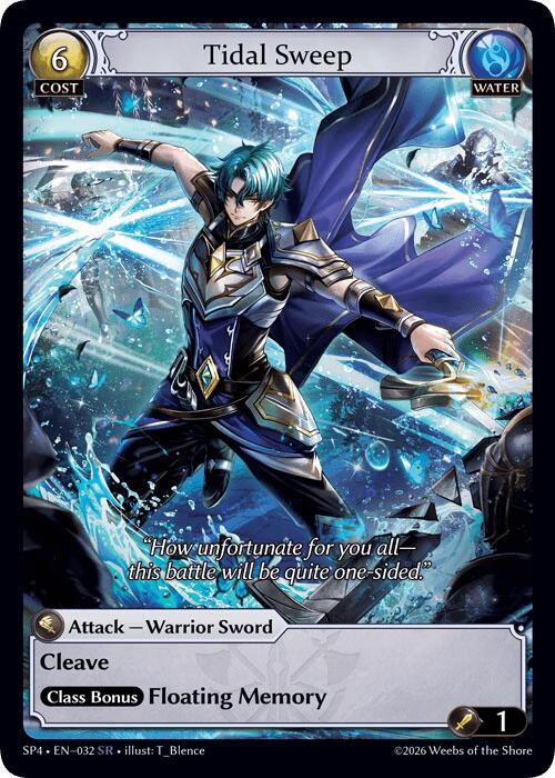 Tidal Sweep (Curio Foil) (32) [Supporter Pack 4]