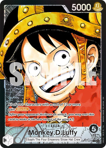 Monkey.D.Luffy (079) (Alternate Art) (OP17-079) (The World's Strongest Warriors) (OP17)