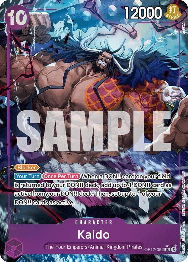 Kaido (062) (Alternate Art) (OP17-062) (The World's Strongest Warriors) (OP17)