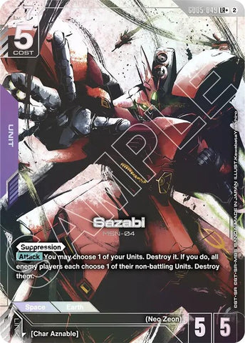 Sazabi (LR+) (GD05-049) (Freedom Ascension)
