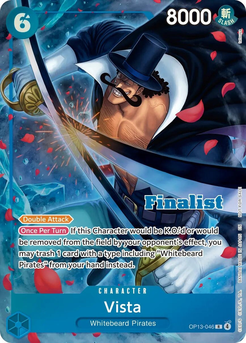 Image for Vista (CS 26-27 Finalist Card Set Vol. 1) (OP13-046) (One Piece Promotion Cards) (OP-PR) - One Piece Card Game