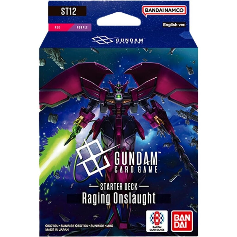 Image for Starter Deck 12: Raging Onslaught - Gundam Card Game