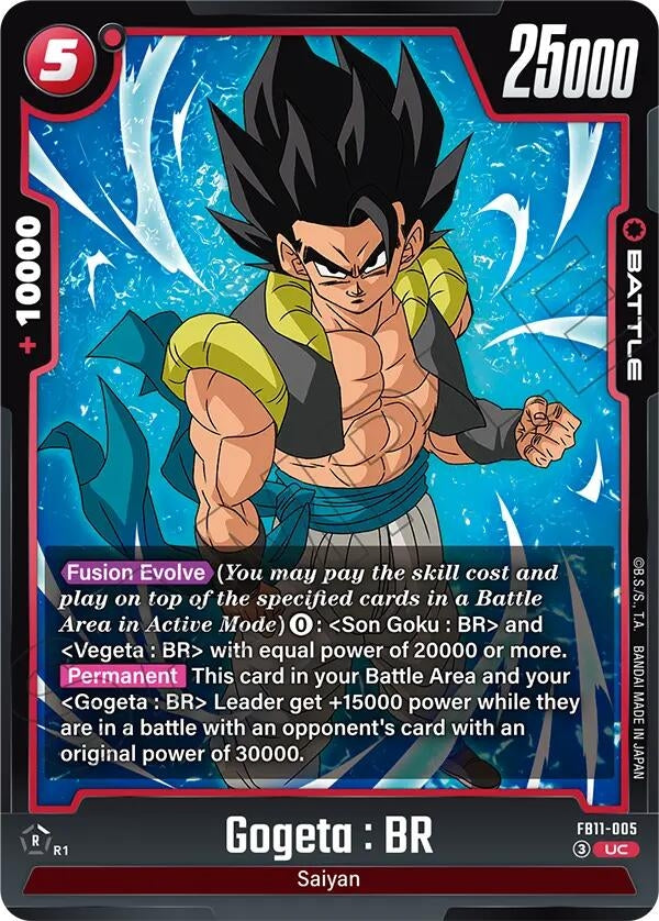 Image for Gogeta : BR (FB11-005) (Brightness of Hope) (FB11) - Dragon Ball Super: Fusion World