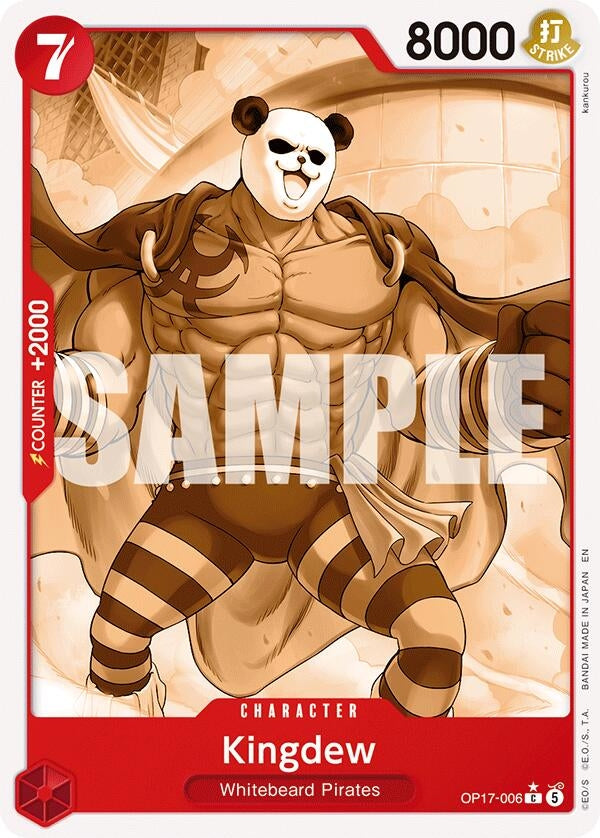 Kingdew (Pandaman Art) (OP17-006) (The World's Strongest Warriors)