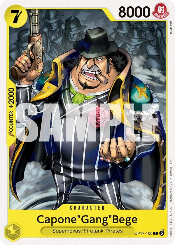 Capone"Gang"Bege (OP17-100) (The World's Strongest Warriors) (OP17)