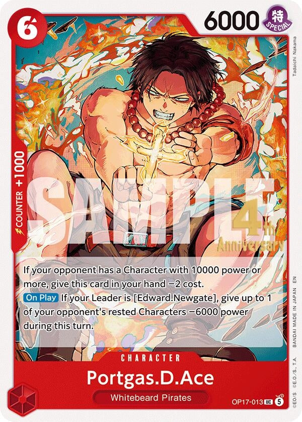 Image for Portgas.D.Ace (OP17-013) (The World's Strongest Warriors Release Event Cards) (OP17 RE) - One Piece Card Game