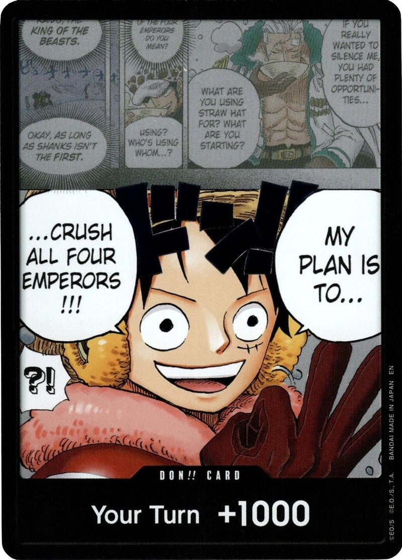 Image for DON!! Card (Alternate Art) (The World's Strongest Warriors) (OP17) - One Piece Card Game