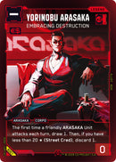 Image for Yorinobu Arasaka - Embracing Destruction (B001) (Embracing Power - Beta Starter Deck) - Cyberpunk TCG