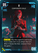 Image for V - Corporate Exile (B012) (The Heist - Beta Starter Deck) - Cyberpunk TCG