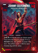 Image for Johnny Silverhand - Rocking Renegade (Secret) (B003) (Welcome to Night City - Beta) - Cyberpunk TCG
