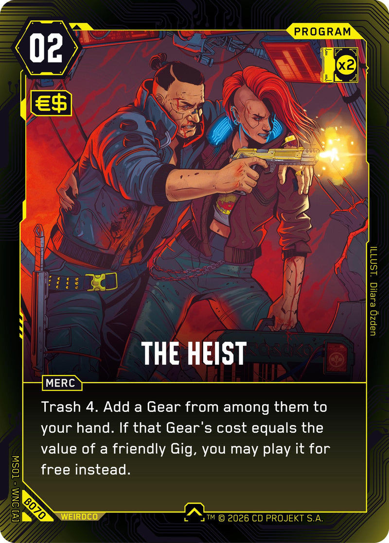 Image for The Heist (B070) (Welcome to Night City - Beta) - Cyberpunk TCG