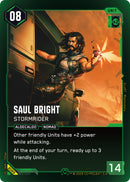 Image for Saul Bright - Stormrider (B089) (Welcome to Night City - Beta) - Cyberpunk TCG