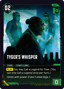 Image for Tyger's Whisper (B090) (Welcome to Night City - Beta) - Cyberpunk TCG