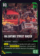 Image for Valentino Street Racer (B091) (Welcome to Night City - Beta) - Cyberpunk TCG