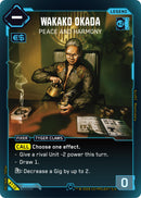 Image for Wakako Okada - Peace and Harmony (Rare) (B110) (Welcome to Night City - Beta) - Cyberpunk TCG