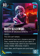 Image for Misty Olszewski - Mender of Broken Spirits (B119) (Welcome to Night City - Beta) - Cyberpunk TCG