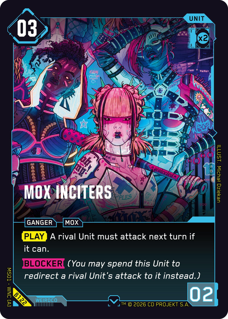 Image for Mox Inciters (B122) (Welcome to Night City - Beta) - Cyberpunk TCG