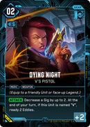 Image for Dying Night - V's Pistol (B128) (Welcome to Night City - Beta) - Cyberpunk TCG