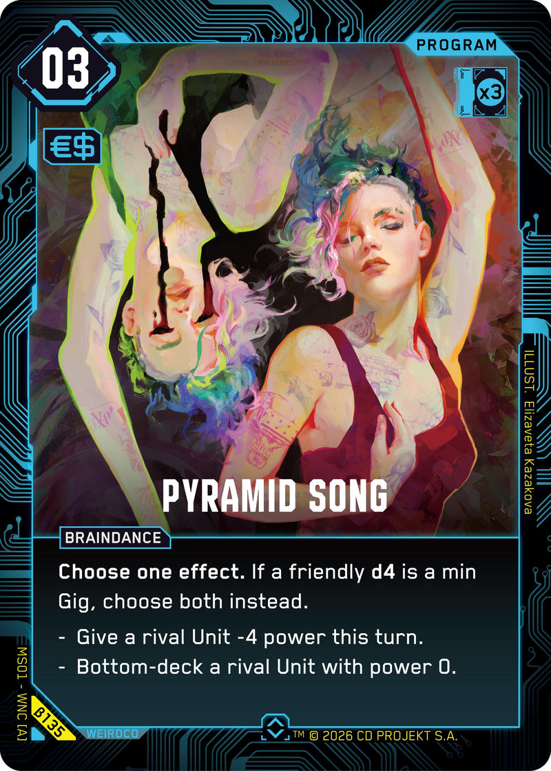 Image for Pyramid Song (B135) (Welcome to Night City - Beta) - Cyberpunk TCG
