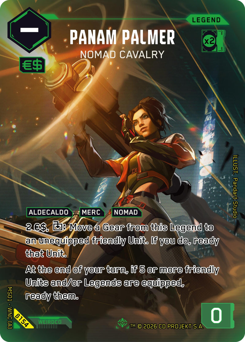 Image for Panam Palmer - Nomad Cavalry (ILegend) (B154) (Welcome to Night City - Beta) - Cyberpunk TCG