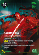 Image for Sandayu Oda - Hanako's Guardian (IO) (B164) (Welcome to Night City - Beta) - Cyberpunk TCG