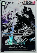 Marshall.D.Teach (4th Anniversary Treasure Campaign Pack) (P-100) (One Piece Promotion Cards)