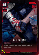Image for All is Lost (027) (Welcome to Night City - Retail) - Cyberpunk TCG