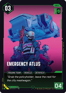 Image for Emergency Atlus (077) (Welcome to Night City - Retail) - Cyberpunk TCG