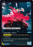 Image for Modded Kusanagi (120) (Welcome to Night City - Retail) - Cyberpunk TCG