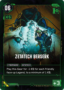 Image for Zetatech Berserk (096) (Welcome to Night City - Retail) - Cyberpunk TCG