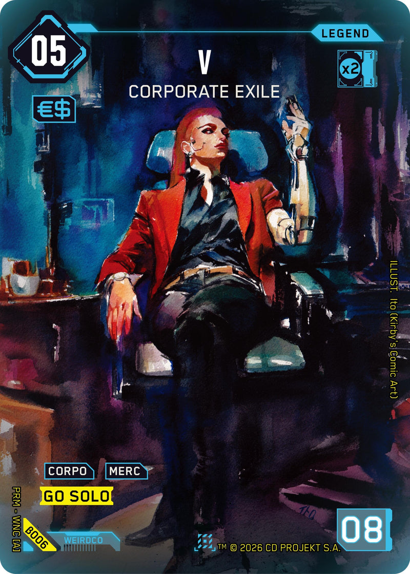 Image for V - Corporate Exile (B006) (Box Toppers - Beta) - Cyberpunk TCG