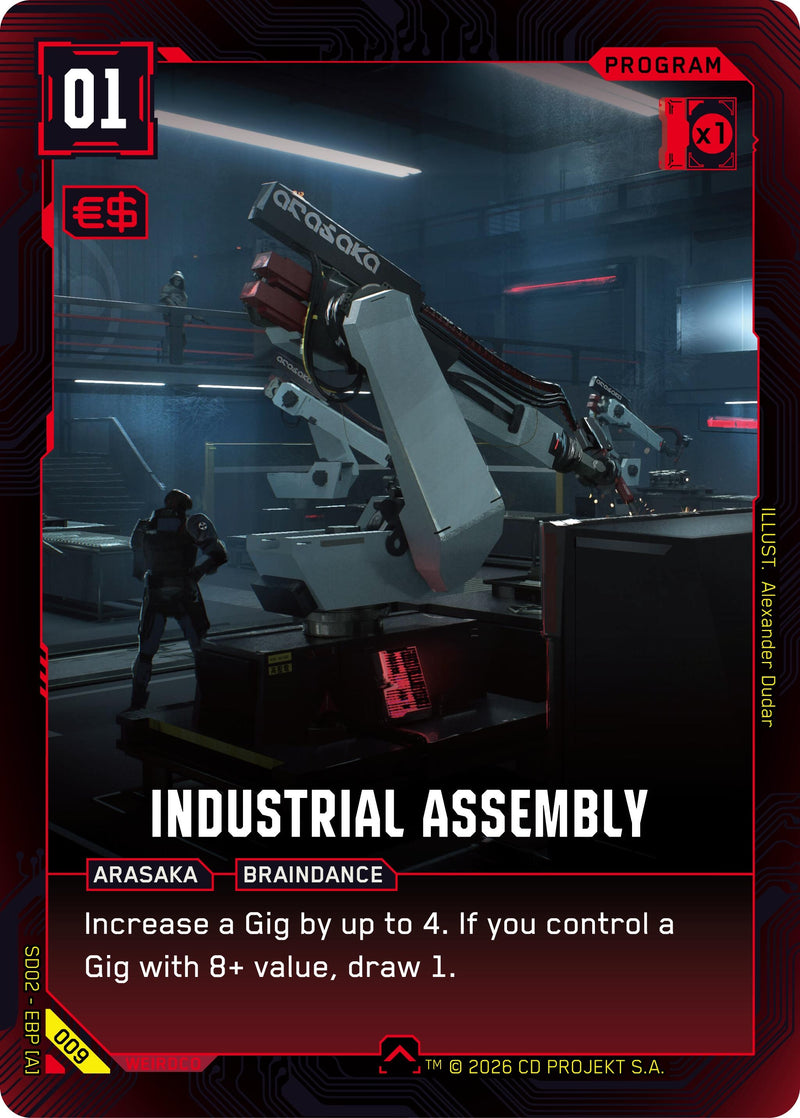 Image for Industrial Assembly (009) (Embracing Power - Retail Starter Deck) - Cyberpunk TCG